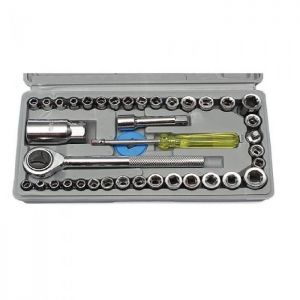 KIT 40 CHIAVI BUSSOLA CHIAVE CRICCHETTO SET ESAGONALE ACCIAIO