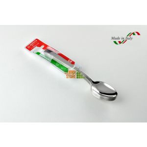 SET 6 CUCCHIAI FRUTTA DA TAVOLA CUCCHIAIO CUCCHIAINI ACCIAIO INOX 18/10