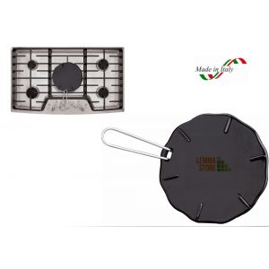 PIASTRA GRANDE RADIANTE SMALTATA DIFFUSORE DI CALORE GHISA SPARGIFIAMMA