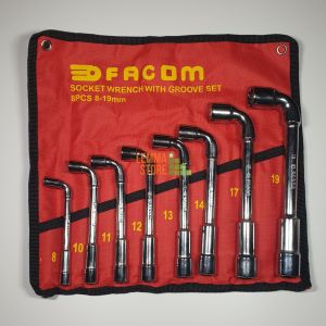 SET DI 8 PEZZI CHIAVI A PIPA EASAGONALI