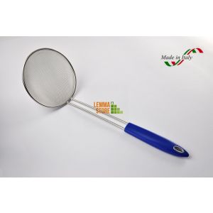 SCHIUMAROLA ACCIAIO FRITTO INOX 18/C CM14 RETE FINE PALETTA RETINO 