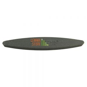 PIETRA AFFILATURE HOTECHE FORMA OVALE  OSSIDO DI ALLUMINIO GRANA 120 INDICATO PER L'AFFILATURA AFFILARE LAME DA TAGLIO LAMA SEGHETTATA FORBICE FORBICI CESOIE SEGACCI COLTELLO COLTELLI ATTREZZI DA GIARDINO