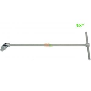 CHIAVE A T SNODATA LUNGA PER BUSSOLE ATTACCO QUADRO DA 3/8