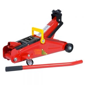 CRIC A CARELLO PORTATA 2TON. IDRAULICO SOLLEVATORE MARTINETTO CON ROTELLE MECCANICO