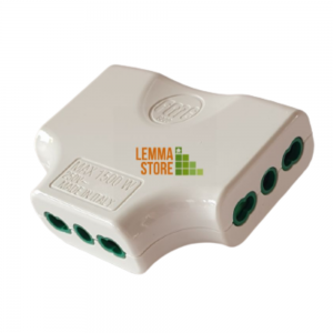 TRIPLA PIATTA MULTIPRESA 3 POSTI ATTACCO GRANDE SPINA 16A BIPASSO ADATTATORE FME 