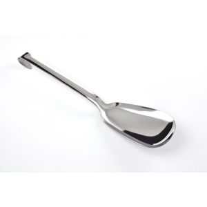 PALA RISO PESANTE CUCCHIAIO CON GANCIO ACCIAIO INOX 18/10 SVANERA