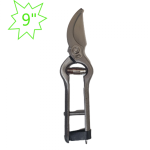 FORBICE DA POTA ACCIAIO GREZZO 9” POTATURA GIARDINAGGIO FRUTTETO RAMI VENDEMMIA