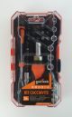 KIT CACCIAVITE A CRICCHETTO CACCIAVITI MULTIUSO 37 PEZZI FAI DA TE DOPPIA FUNZIONE MAGNETICO INSERTI PUNTE PHILLIPS A CROCE TORX 92195 B2