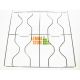 GRIGLIA AREILOS 44X43,2 4 FUOCHI