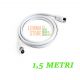 CAVO ANTENNA TV 1,5 METRI DIGITALE TERRESTRE COASSIALE MASCHIO FEMMINA SATELLITARE