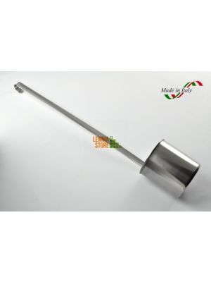 MESTOLO CILINDRICO CM 08 PER OLIO ACCIAIO INOX