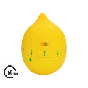TIMER LIMONE CUCINA OROLOGIO CRONOMETRO 60 MINUTI MECCANICO SENZA BATTERIE CONTA MINUTI