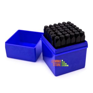 PUNZONI STAMPINI ALFANUMERICI PER MARCATURA LAMIERE LETTERE NUMERI 36 PZ DA 5 MM
