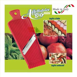 MANDOLINA AFFETTA VERDURE CON LAMA FISSA  AFFETTATRICE GIO MADE IN ITALY