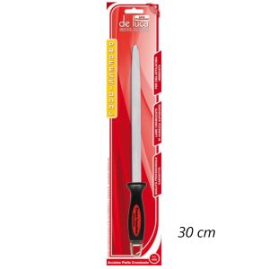 ACCIAINO OVALE AFFILACOLTELLI ASTA PER AFFILARE LAMA COLTELLO 30CM CROMIZZATO