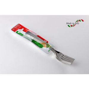 SET 6 FORCHETTE FORCHETTA DA TAVOLA ACCIAIO INOX 18/10 