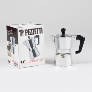 CAFFETTIERA CLASSICA PEZZETTI 1 TAZZA IN ALLUMINIO 