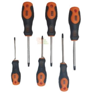 SET 6 CACCIAVITI RESISTORX CRV PUNTA MAGNETICA GIRAVITI CACCIAVITE