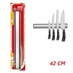 BARRA MAGNETICA CALAMITA PER COLTELLI UTENSILI METALLICI SUPPORTO MAGNETICO 42CM