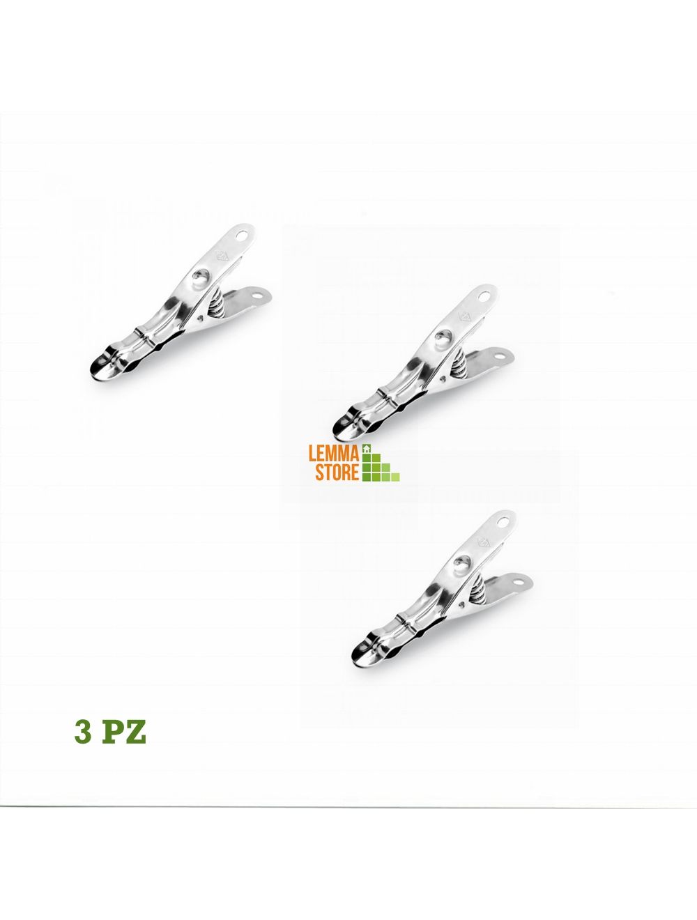 Set Di 3 Pinzette Professionali In Acciaio Inox - Punta Dritta - Foto 3