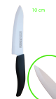 COLTELLO IN CERAMICA CUCINA LAMA BIANCA VERDURE MULTIUSO AFFETTARE PICCOLO 10 CM