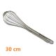 FRUSTA ACCIAIO INOX 30 CM DA CUCINA MANUALE IN FILO PROFESSIONALE IMPASTO A MANO