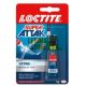 ATTAK COLLA SUPER PER VETRO LOCTITE ADESIVO UNIVERSALE ISTANTANEA 3 GR HENKEL