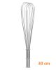 FRUSTA SBATTITORE MANUALE CROMATO ACCIAIO 30 CM FILO CUCINA MESCOLARE UTENSILE