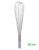 FRUSTA SBATTITORE MANUALE CROMATO ACCIAIO 40 CM FILO CUCINA MESCOLARE UTENSILE