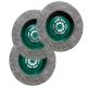 TRIS SPAZZOLE FELTRO ADATTABILE LUCIDATRICE PL510 PL511 PL512 COMPATIBILE VORWERK VK121 A VK131