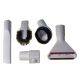 KIT ACCESSORI 5 PEZZI BIANCHI ADATTABILI FOLLETTO ADATTATORE LANCIA PENNELLO BOCCHETTA IRIS COMPATIBILE VORWERK