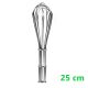 FRUSTA SBATTITORE MANUALE CROMATO ACCIAIO  25 CM FILO CUCINA MESCOLARE UTENSILE