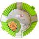 CESTINO IN SILICONE PER FRIGGITRICE AD ARIA E MICROONDE TONDO Ø 19 CM TEGLIA RIUTILIZZABILE ANTIADERENTE RESISTENTE AL CALORE