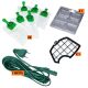 KIT FOLLETTO VK 140 150 6 SACCHETTI PROFUMI FILTRO CAVO 7 MT COMPATIBILI VORWERK