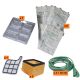 KIT FOLLETTO VK 135-136 SACCHETTI PROFUMI FILTRI HEPA CAVO COMPATIBILI VORWERK